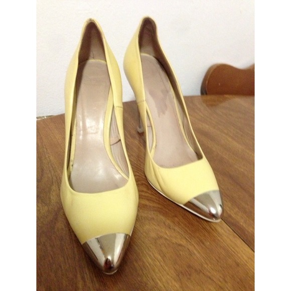 Zara Pumps with Metallic Cap