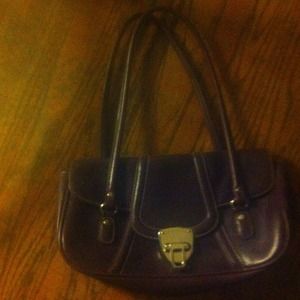 Purple handbag