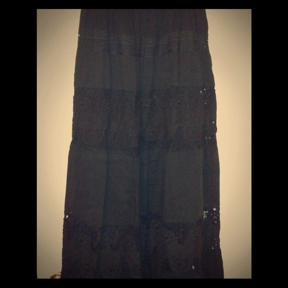 Long Black Skirt by Dressbarn