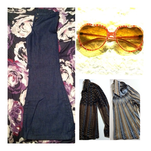 70s Wild Child Bundle: Bells, Shades, & 2 Tops
