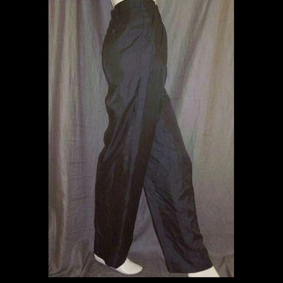 Prada Black Silk Pleated Pants/Slacks 36IT - Picture 3 of 3