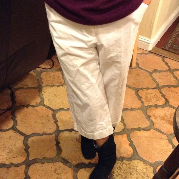 Sailor pants white