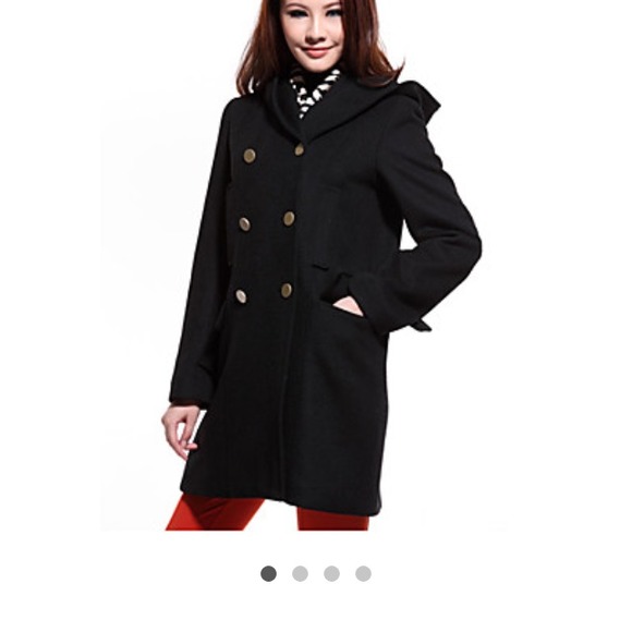 Women's Double Breast Tweed Coat - Picture 1 of 3