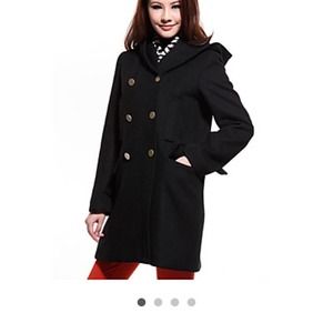 Women's Double Breast Tweed Coat