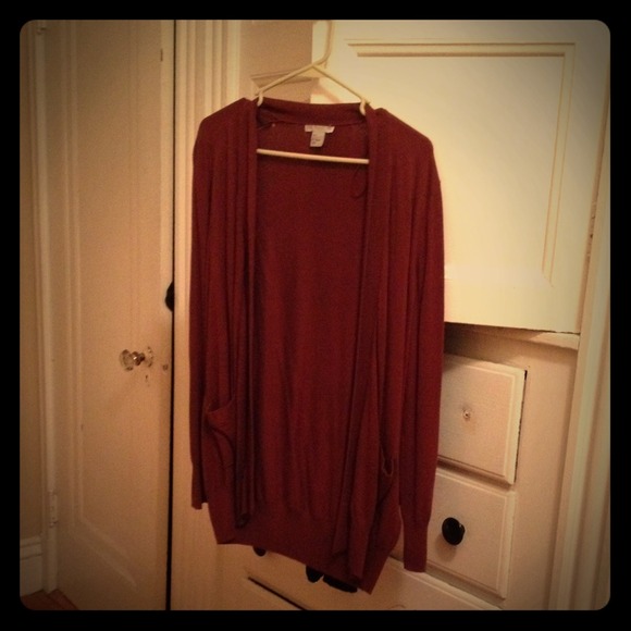 Burnt orange sweater