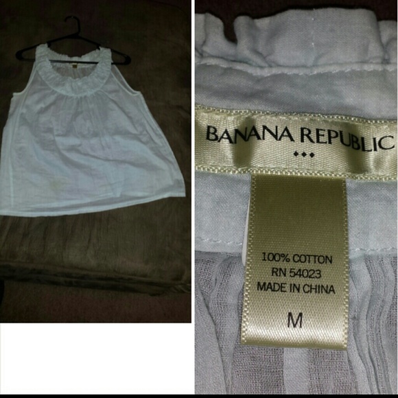 Light blue bunana ripublic top