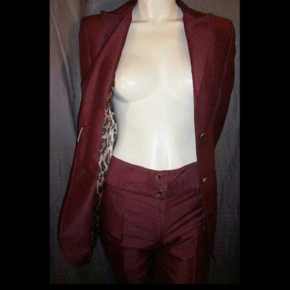 Dolce & Gabbana Brown Silk Pants Suit 46IT NWOT - Picture 3 of 4