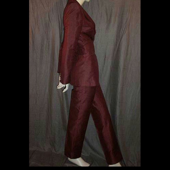 Dolce & Gabbana Brown Silk Pants Suit 46IT NWOT - Picture 4 of 4