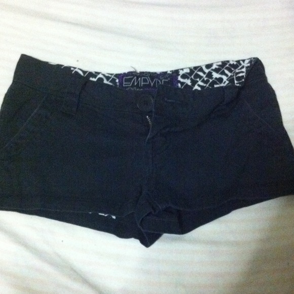 Black shorts