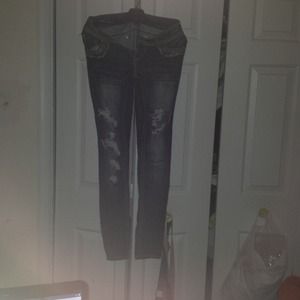 Almost Famous Ripped Jeans