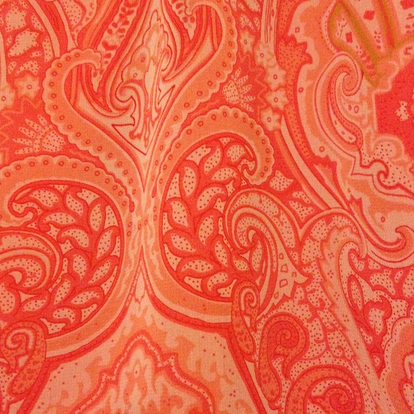 Pink paisley chiffon skirt - Picture 4 of 4