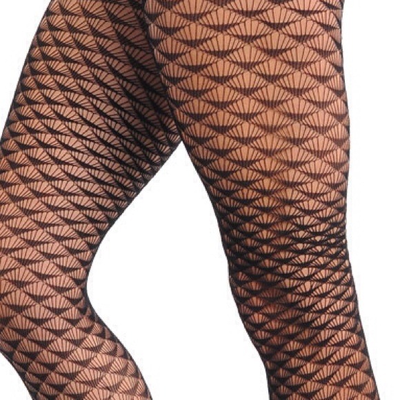 Stockings Diamond chevron triangle net Tights - Picture 2 of 2