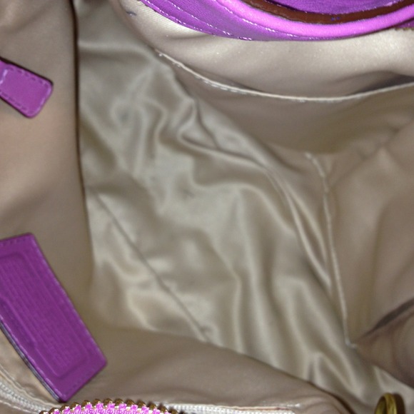 Coach pink leather bag EUC - Picture 2 of 4