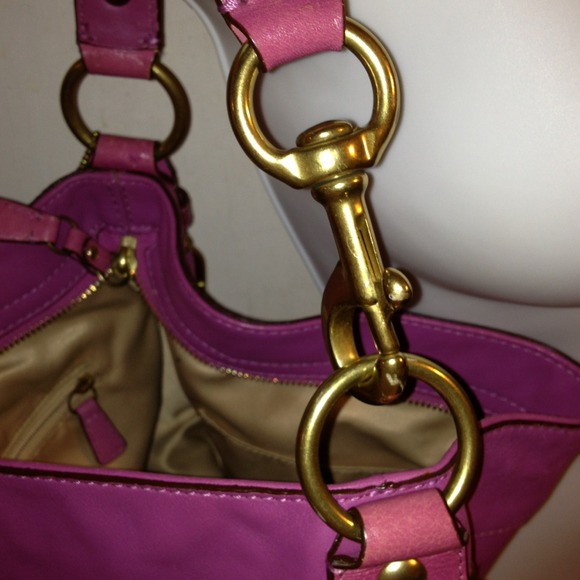 Coach pink leather bag EUC - Picture 3 of 4