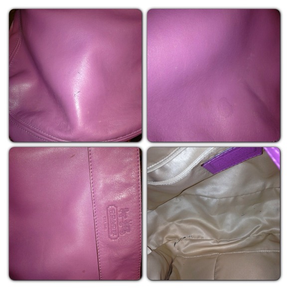 Coach pink leather bag EUC - Picture 4 of 4