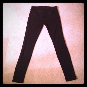7 for all mankind black jean leggings.