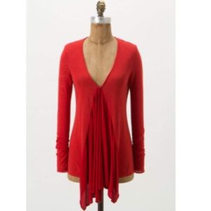Cascade red cardigan