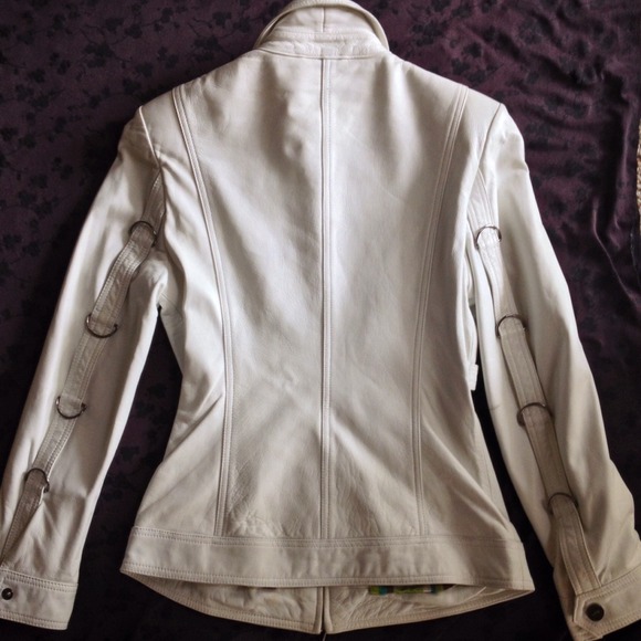 ☑️Bundled☑️Nicola Berti Leather Moto Jacket - Picture 4 of 4