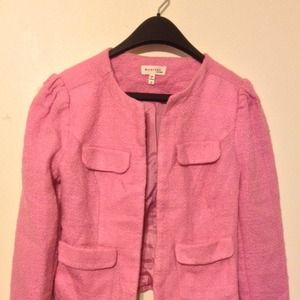 Modcloth Tweed pink blazer