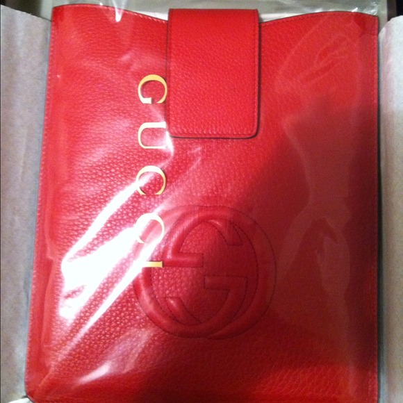 Gucci textured leather iPad sleeve