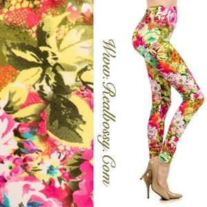 Floral leggings