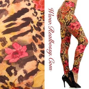 Pretty rose leggings
