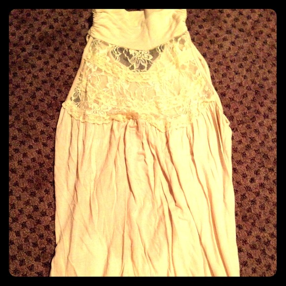 Lace Around The Neck Top