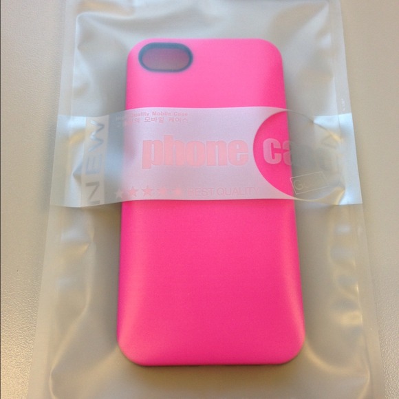 iPhone 5 5s pink/black phone case