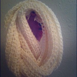 Custom Cream Infinity Scarf