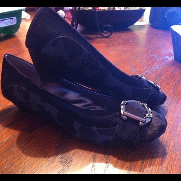 Nine West wedge sz 6 furry