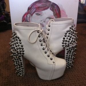 Jeffrey Campbell CMYK White Lita Spike