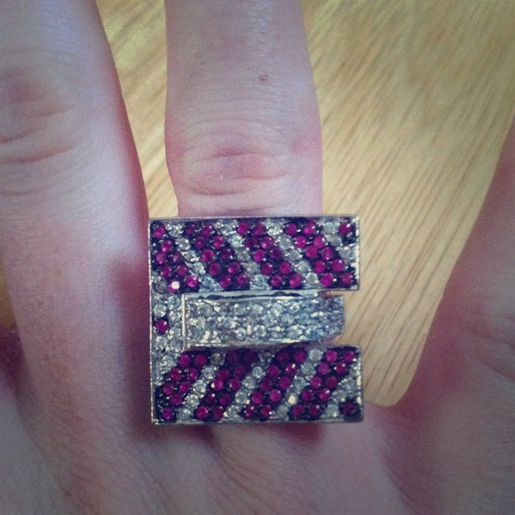 Italian crystal ring