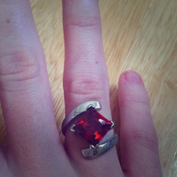 Ruby red ring