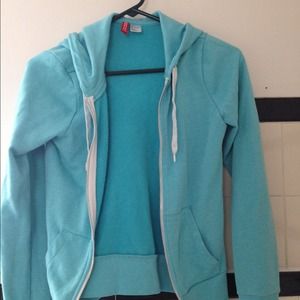 Blue hoodie!