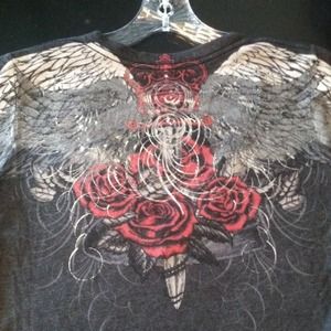 SOLD! Sinful short sleeved shirt!