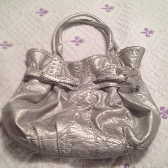 Large silver purse by  RED