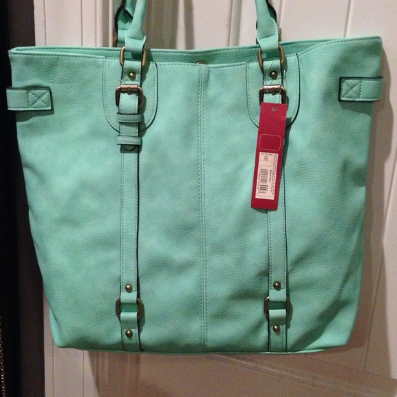 Merona Mint Buckle Purse