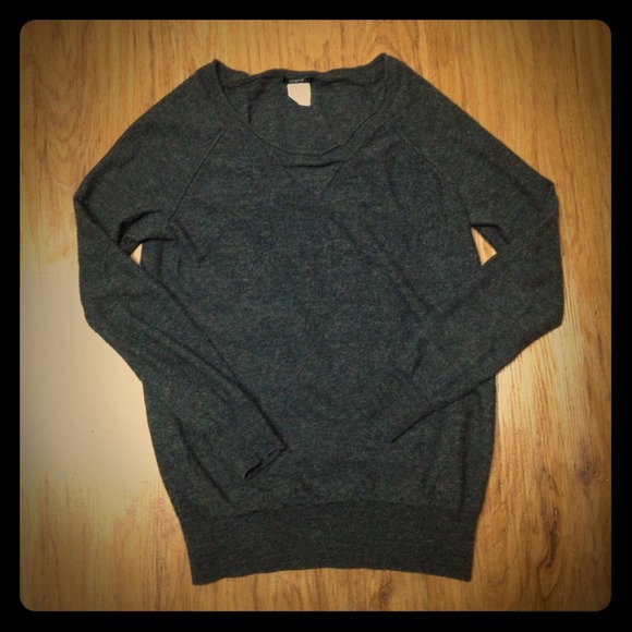 J. Crew gray sweater size xs