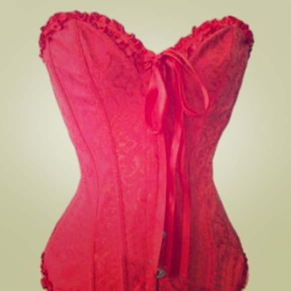 Red corset beautiful
