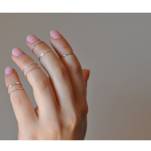 Knuckle rings 925 Sterling Silver