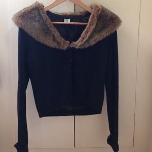 Wool silk and cashmere sweater