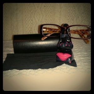 Authentic Prada glasses with case and cloth.