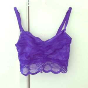 SOLD 🙅Blue/purple lace bralette