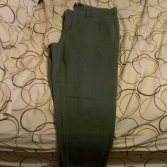 Green jeans