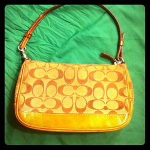 Small authentic coach purse