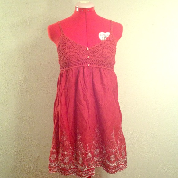 burnt orange dress