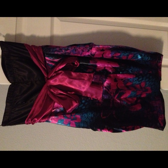 Ruby Rox strapless dress, size medium - Picture 2 of 4