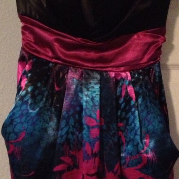 Ruby Rox strapless dress, size medium - Picture 3 of 4