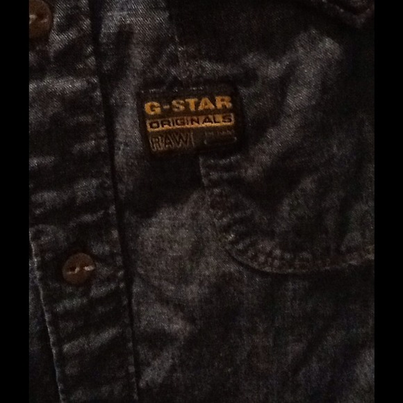 Men's Small G-Star Denim Shirt - Picture 4 of 4