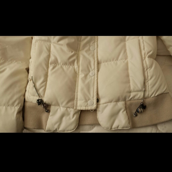 Juicy couture white down puffer winter jacket - Picture 4 of 4